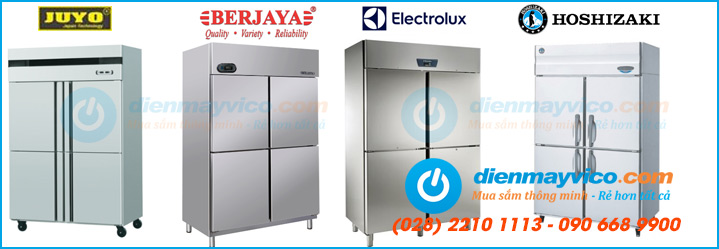 Tủ trữ đông công nghiệp 2 cánh, 4 cánh, 6 cánh cho nhà hàng