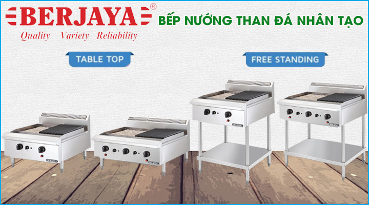 Bếp nướng than đá nhân tạo Berjaya