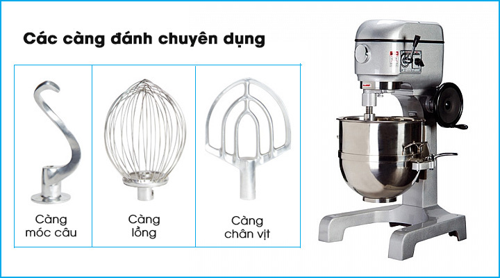Các càng đánh chuyên dụng việc trộn bột