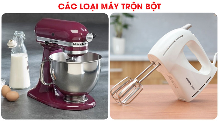 Các loại máy trộn bột trên thị trường hiện nay