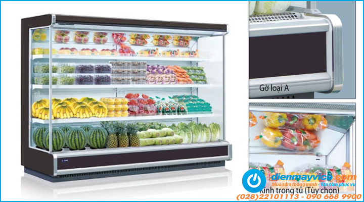 Chi tiết của tủ mát trưng bày thực phẩm OPO SMM3V2
