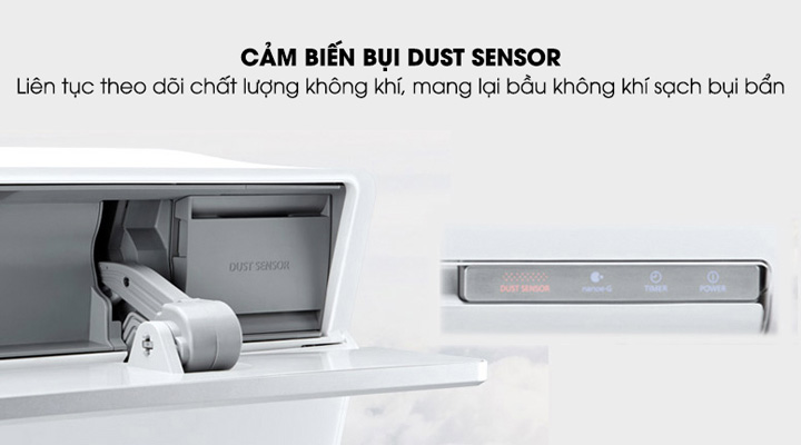 Công nghệ Dust Sensor cảm biến bụi bẩn