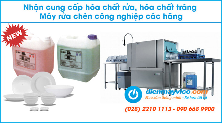 Cung cấp hóa chất tráng rửa cho máy rửa ly chén