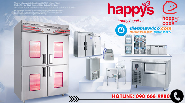 Happys – Thương Hiệu Sản Xuất Trực Tiếp Thiết Bị Lạnh Và Tủ Diệt Khuẩn Với Công Nghệ Hàn Quốc Tại Việt Nam