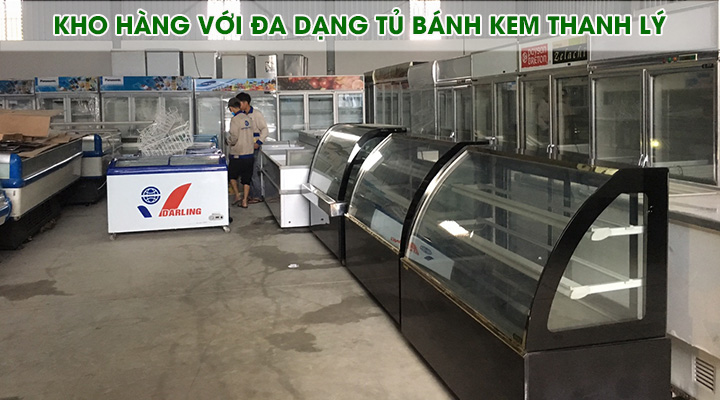 Kho hàng chứa đa dạng tủ bánh kem thanh lý