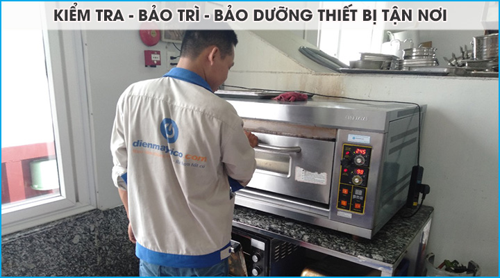 Lên lịch kiểm tra bảo trì bảo dưỡng thiết bị trong suốt thời gian thuê lò nướng