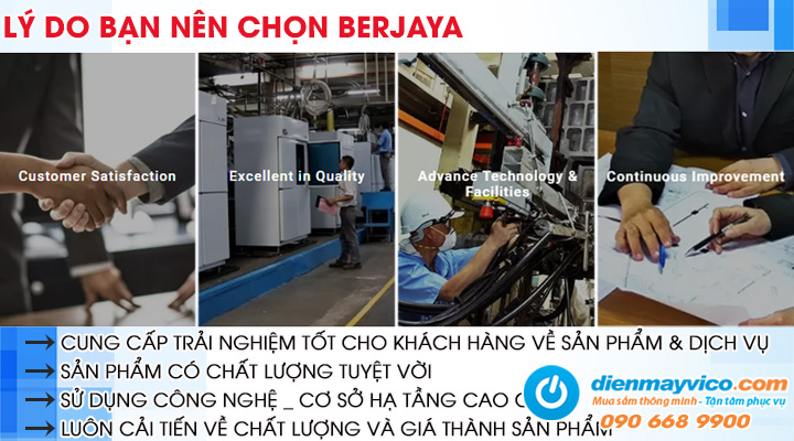 Lý do nên chọn các sản phẩm Berjaya