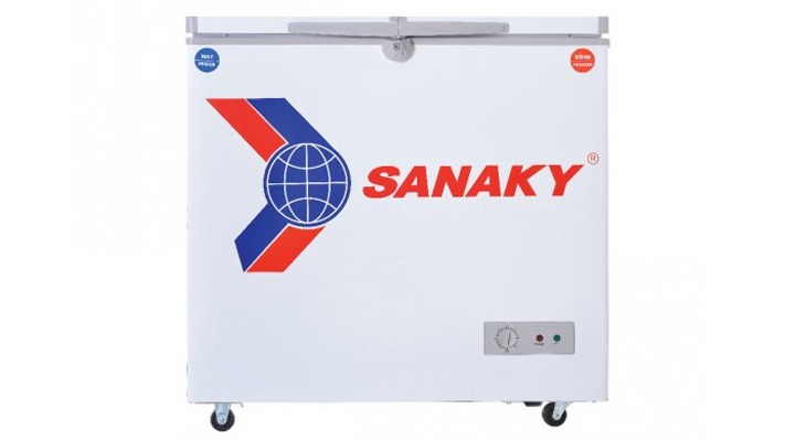 Mẫu tủ đông Sanaky VH-255HY2 208 lít