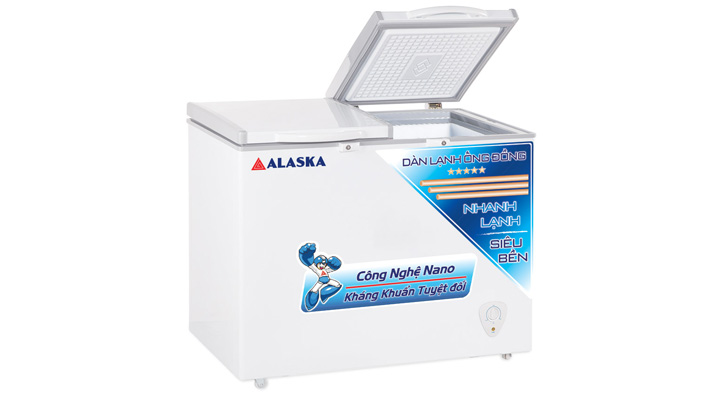 Mâu tủ đông mát Alaska BCD-4568C