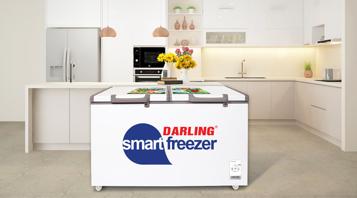 Mẫu tủ đông mát Darling DMF-3699WS-4