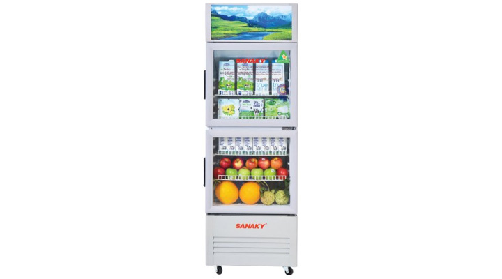 Mẫu tủ mát Sanaky VH-219WL170 lít