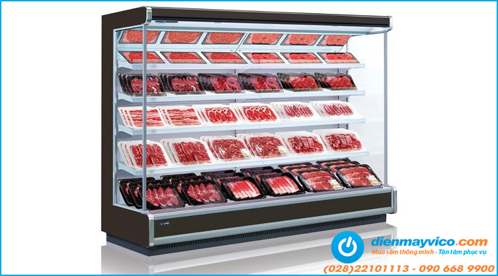 Mẫu tủ mát trưng bày thực phẩm OPO SMM4M2