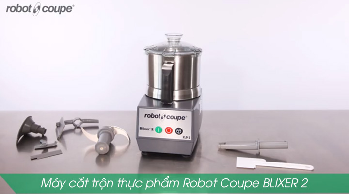 Máy cắt trộn thực phẩm Robot Coupe BLIXER 2 có thiết kế nhỏ gọn, sang trọng và hiện đại