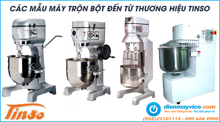 Các mẫu máy trộn bột công suất lớn của Tinso