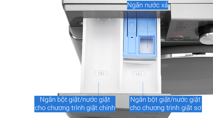 Ngăn đựng nước giặt xả của máy giặt LG FV1409S2V