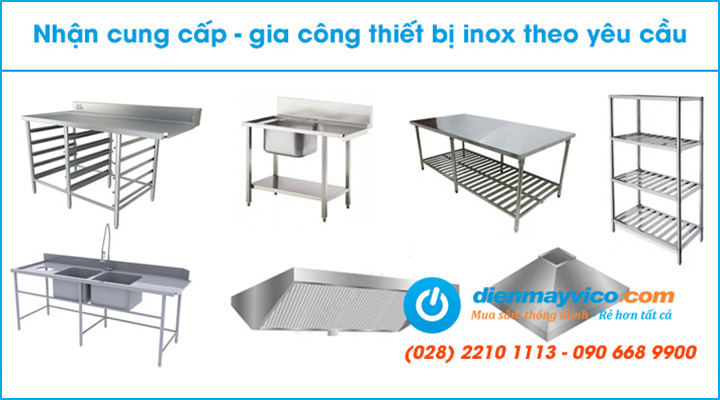 Nhận gia công inox theo yêu cầu cho dòng máy rửa ly chén