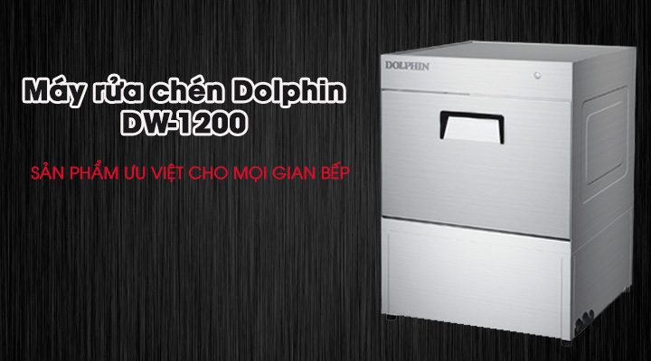 Máy rửa ly chén quầy bar Dolphin DW-1200