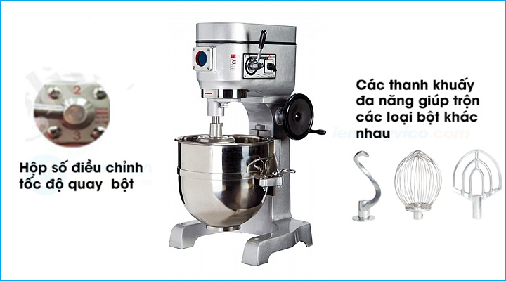 Tính năng trộn bột hiệu quả cho hiệu suất làm việc cao