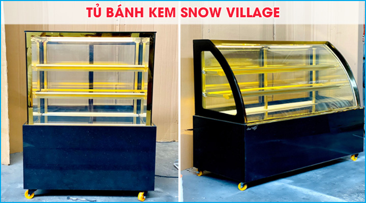 Tủ bánh kem Snow Village