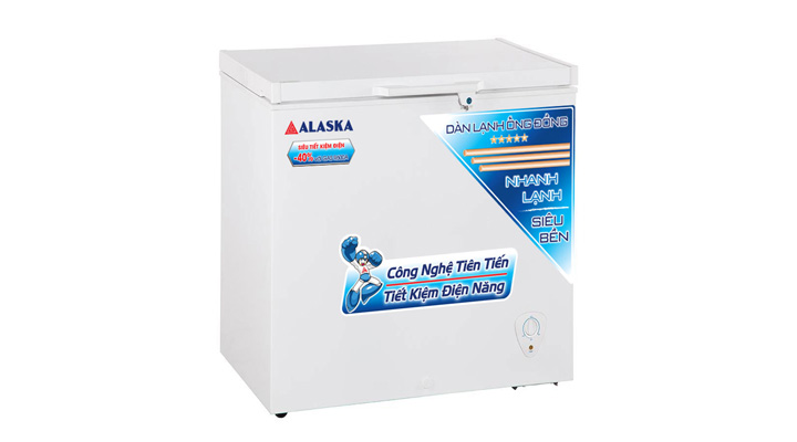 Tủ đông Alaska BD-200C làm lạnh nhanh và hiệu quả