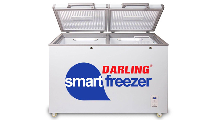 Tủ đông mát Darling DMF-2699WS có thiết kế 2 ngăn đông- mát riêng biệt