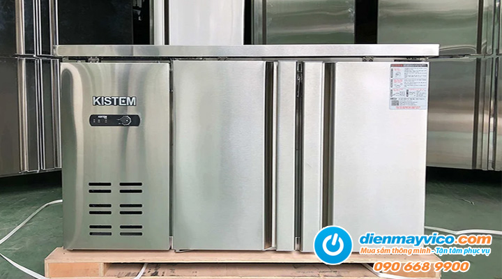 Ảnh thực tế Bàn mát inox Kistem KIS-XDT15R 1m5