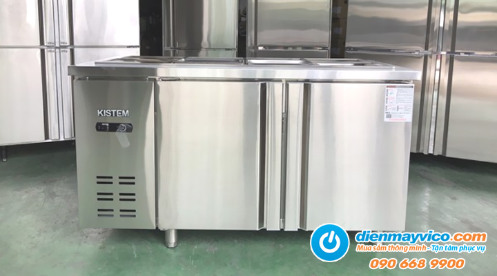 Ảnh thực tế Bàn mát salad Kistem KIS-XDB15R 1m5