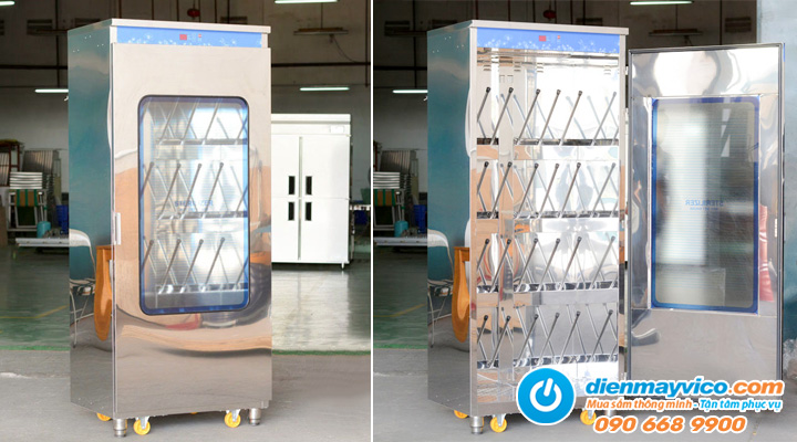 Ảnh thực tế Tủ sấy diệt khuẩn quần áo, găng tay Happys HPS-121AG