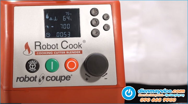 Bảng điều khiển Máy cắt trộn nấu Robot Cook 43000R