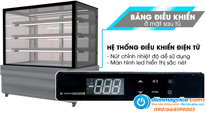 Bảng điều khiển Tủ bánh kem Sanden Intercool SKR-1503