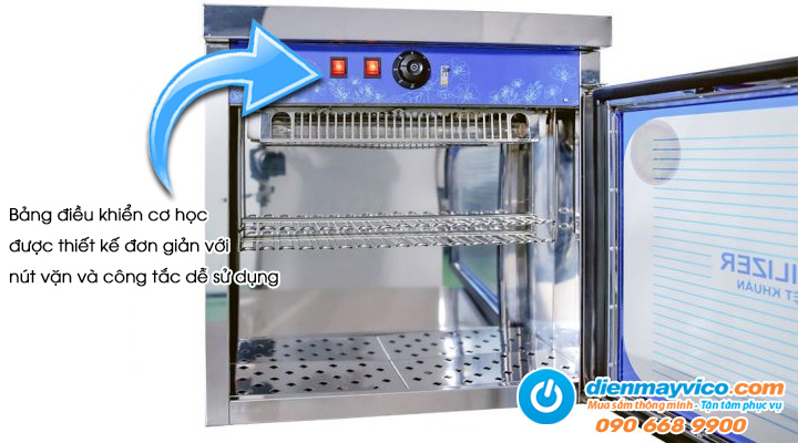 Bảng điều khiển Tủ sấy khử trùng dao, vá, muỗng Happys HPS-101CW