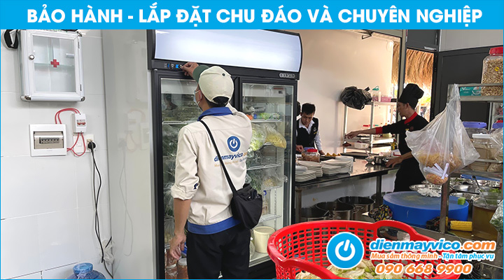 Bảo hành miễn phí khi thuê tủ mát 1 cánh