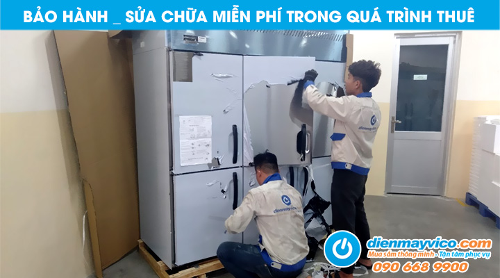 Chế độ bảo hành miễn phí khi thuê tủ mát trưng bày