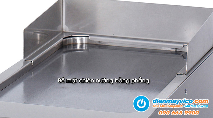 Bề mặt Bếp chiên phẳng đơn Ozti OGE 4070