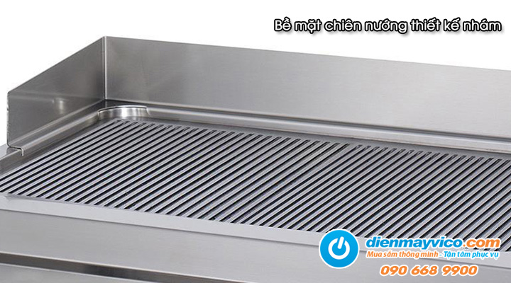 Bề mặt nấu Bếp chiên nhám đôi Ozti OGG 8070N