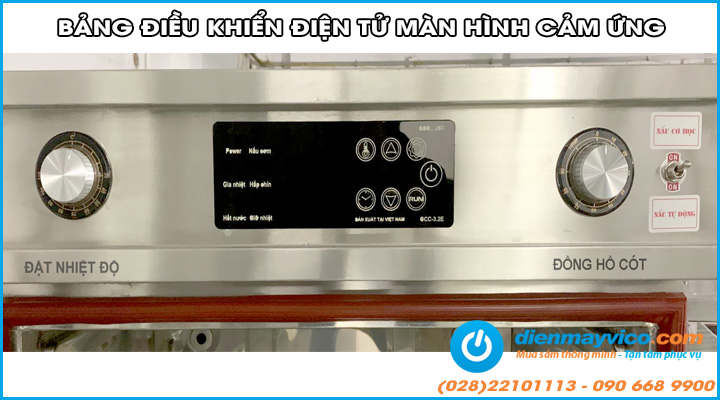 Điều khiển Tủ nấu cơm 6 khay điện Vinaki cảm ứng
