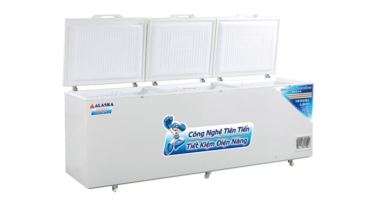 Cánh cửa Tủ đông nắp dỡ Alaska Inverter HB-1100CI 742 lít