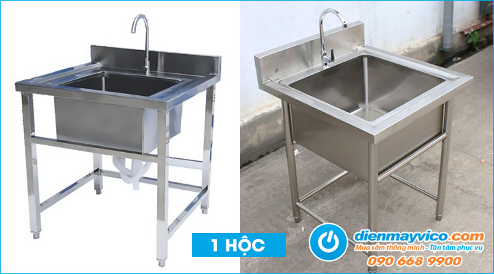 Chậu rửa inox 1 hộc chứa