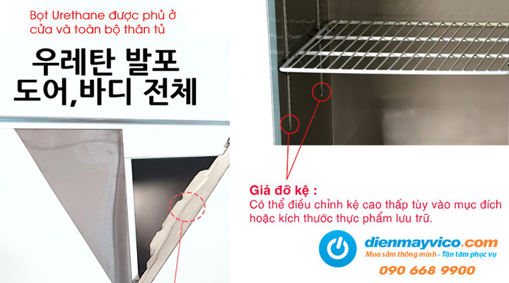 Chi tiết Bàn đông inox Kistem KIS-XFT15F 1m5