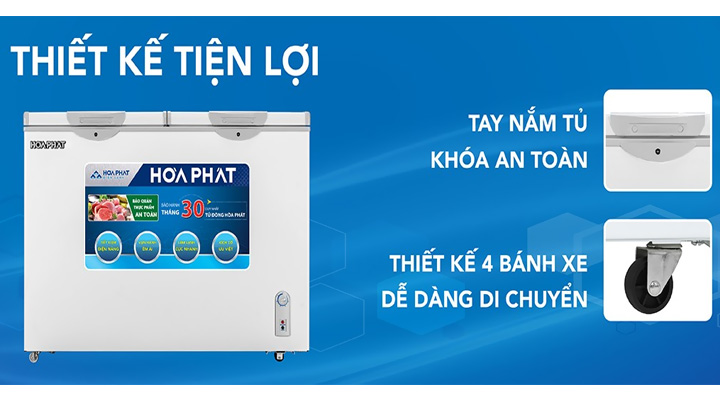 Chi tiết Tủ đông Funiki Hòa Phát HCF 666S1Đ2 352 lít