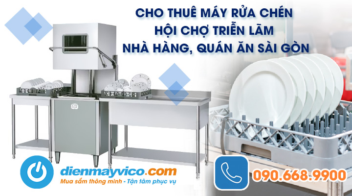 Cho Thuê Máy Rửa Chén Hội Chợ Triển Lãm & Nhà Hàng, Quán Ăn