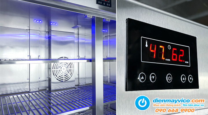 Đặc điểm của Tủ sấy chén bát inox 2 lớp quạt gió Viner V-TSB3C2LQG