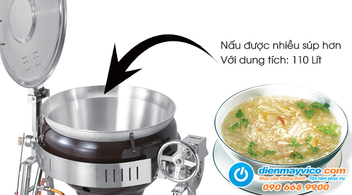 Dung tích của Nồi nấu súp tay quay Rinnai RSK-300A