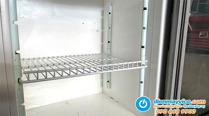 Giá kệ để đồ của Thanh lý tủ mát mini 1 cánh kính 100L