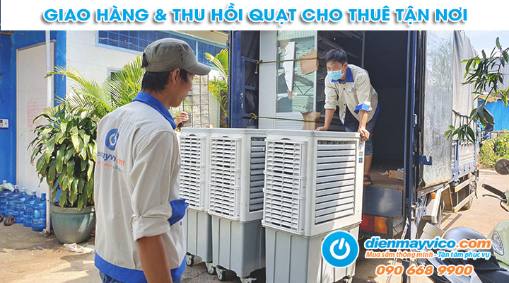 Vận chuyển quạt hơi nước cho thuê tận nơi