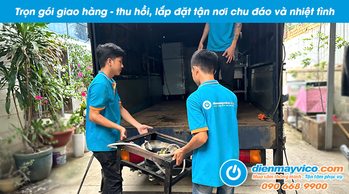 Giao và thu hồi, lắp đặt cho thuê bếp khè công nghiệp tận nơi