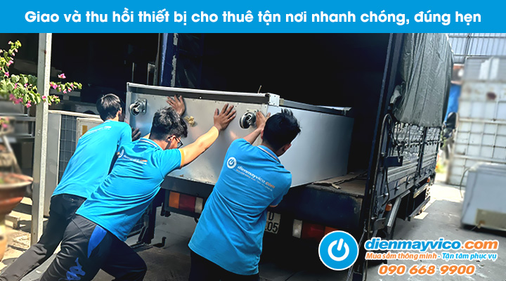 Giao và thu hồi tủ ủ bột công nghiệp cho thuê tận nơi