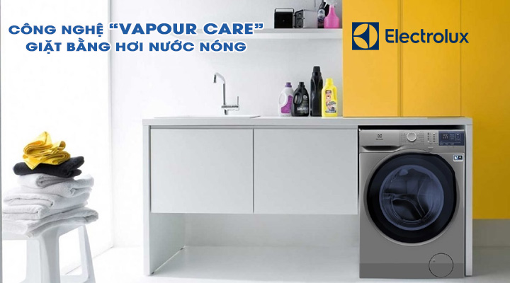 Giặt hơi nước Máy giặt Electrolux Inverter EWF8024ADSA 8 kg