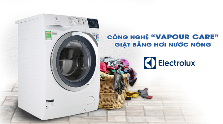Giặt nước nóng Máy giặt Electrolux Inverter EWF8024BDWA 8 kg
