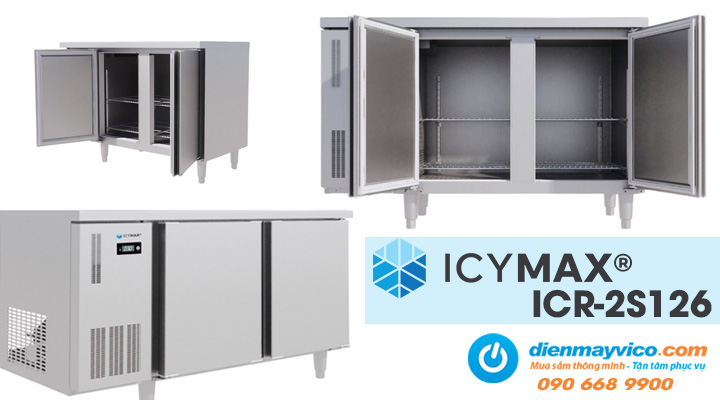 Giới thiệu Bàn mát 2 cánh inox Icymax ICR-2S126 1m2
